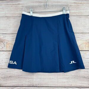 J Lindberg USA Olympic Team Elle‎ Pleated Skort Women's Size Small Blue NEW